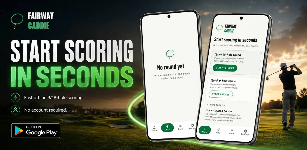 Golf Scorecard: Fairway Caddie screenshot
