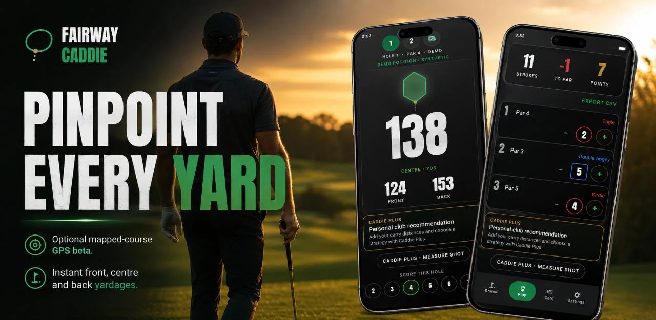 Golf Scorecard: Fairway Caddie screenshot